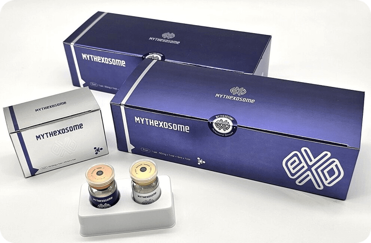 Genuine MYTHEXOSOME premium package solution for advanced skin barrier strengthening at Lijin Clinic.