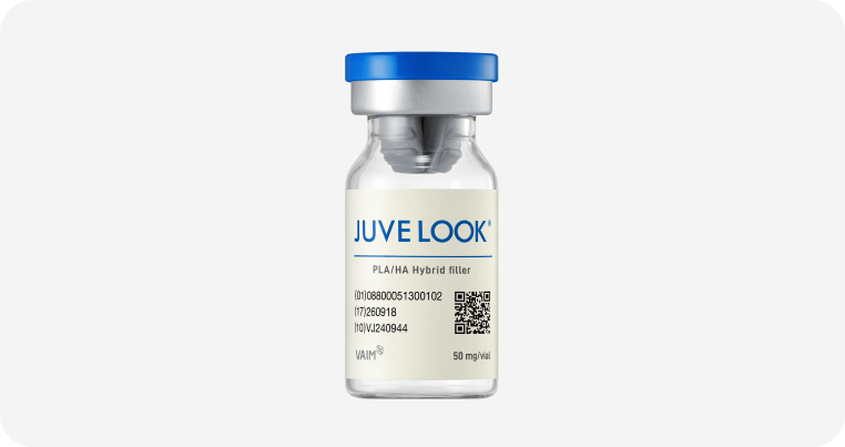 Genuine Juvelook 50mg PLA and HA hybrid skin booster vial at Lijin Clinic.