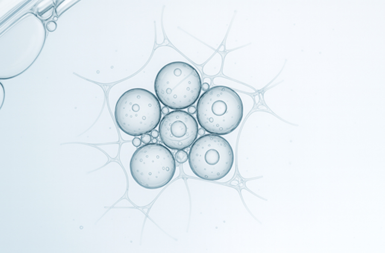Advanced stem cell culture solution for anti-aging and skin tissue recovery at Lijin Clinic.