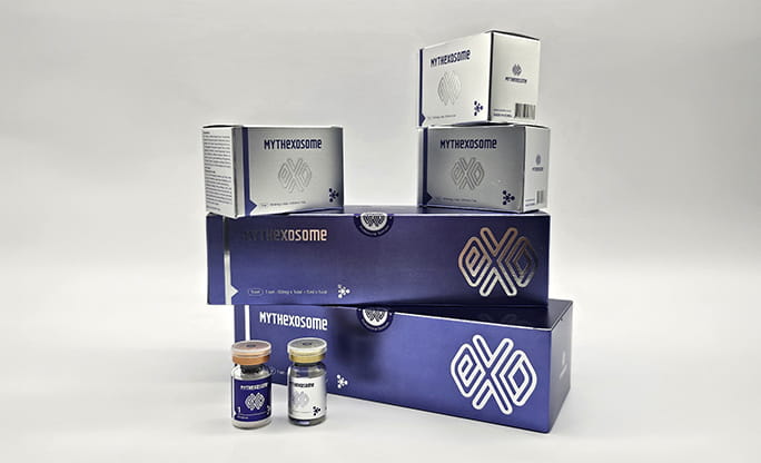 MYTHEXOSOME skin booster kit for cell communication and skin repair at Lijin Clinic.