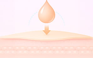Fast absorption of Lilied M core solution into skin layers for immediate skin improvement at Lijin Clinic.