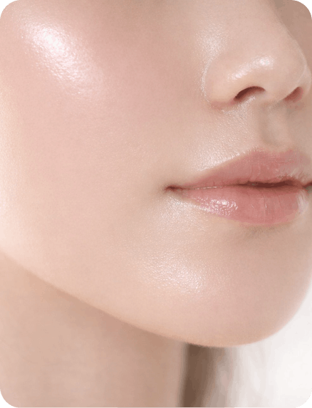 Woman with smooth, glowing skin representing Lijin Clinic skin booster treatment